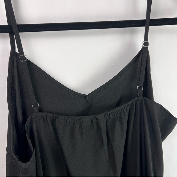 Time and Tru Black Slip Dress, Adjustable Straps, Polyester, Minimalist - Picture 6 of 9